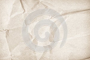 Paper vintage background. Recycle brown paper crumpled texture, Old paper surface for background