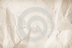 Paper vintage background. Recycle brown paper crumpled texture, Old paper surface for background