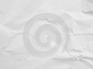 Paper White Crumpled Background Old Vintage Letter Grey Wrinkle Sheet