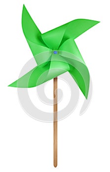Paper windmill pinwheel - Green