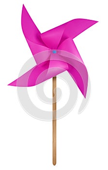 Paper windmill pinwheel - High Pink