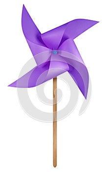 Paper windmill pinwheel - Violet