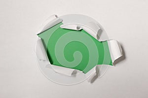 Paper window. colour