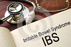 Paper with words Irritable bowel syndrome (IBS) photo