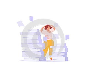 Paper Work Flat Icon