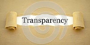 A sklo slovo transparentnosť 
