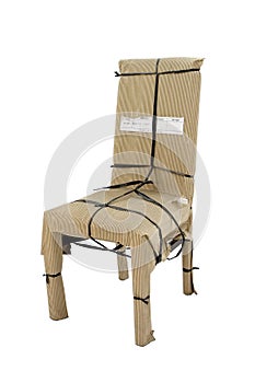 Paper wrapped chair