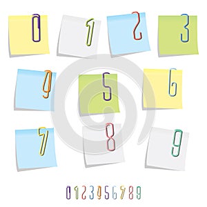 Paperclip Number Set photo