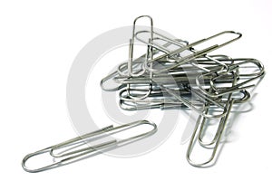 Paperclips Isolated
