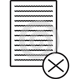 Paperless icon on white background. flat style