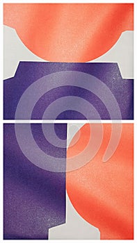 paperprint geometric and abstract color