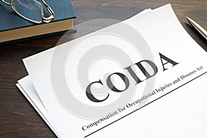 Papers with COIDA Compensation for Occupational Injuries and Diseases Act.