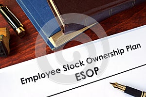 Papers with Employee Stock Ownership Plan (ESOP) photo