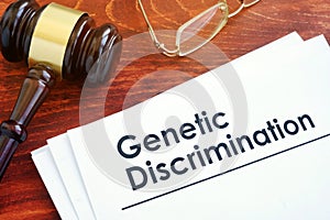 Papers about Genetic Discrimination. photo