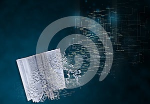 Papers uploaded in the digital cloud