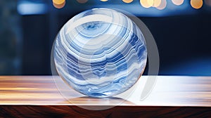 paperweight blue lace agate photo