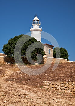 Paphos lighthouse. Cyprus