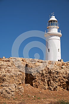 Paphos lighthouse. Cyprus