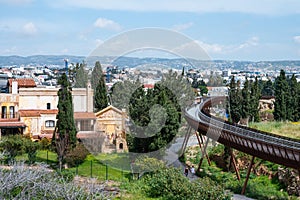 Paphos, Paphos District, Cyprus - Landscape view over the Fabrica Hill photo