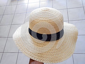 Papier Hat with Black Band