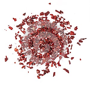 Pappers on white background