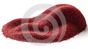 Paprika Powder in Wave-Like Arrangement photo