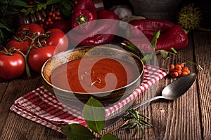 A Paprika-Tomaten -Soup photo