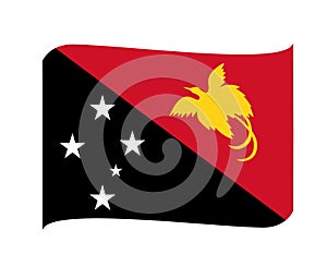 Papua new guinea Flag National Oceania Emblem Ribbon Icon