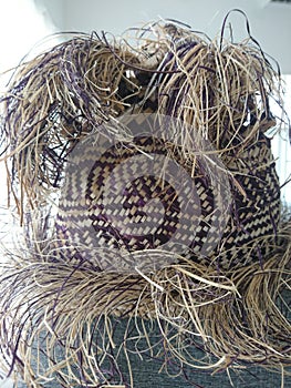 Papuan farmer& x27;s hat from Indonesia