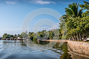 Paqueta, peaceful and bucolical tropical island scenery