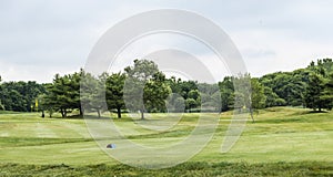 Par 3 Golf course landscape