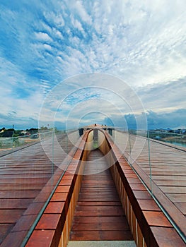 The Par-Sarn, modern Landmark of the Chao Phraya river, Thailand