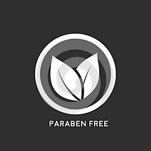 Paraben free icon photo