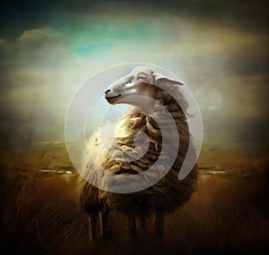 Lost sheep parable photo