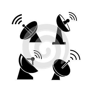 parabolic antenna icon