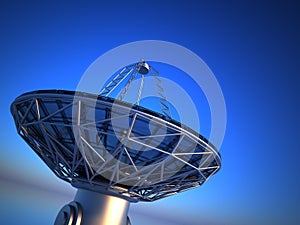 Parabolic antenna( radio telescope)