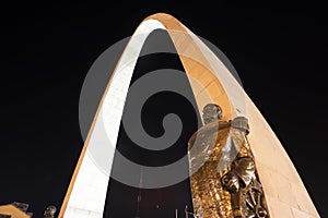 The Parabolic Arch of Tacna is a monument located on the Paseo Civico, in the center of the city of Tacna, Peru.