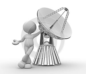 Parabolic dish photo