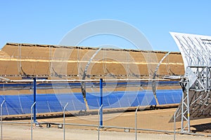 Parabolic trough solar panels, Guadix, Spain