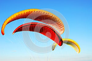 Parachute flying