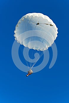 Parachute jumper photo