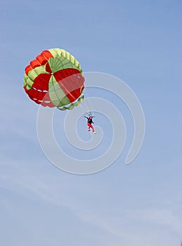 Parachute jumping