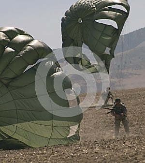 Parachute landing