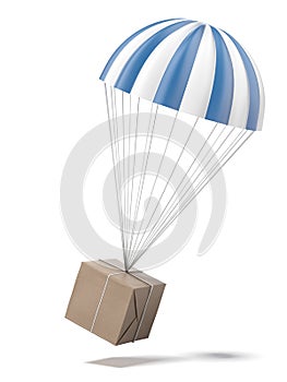 Parachute with a Package