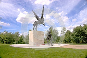 Parachute regiment memorial.