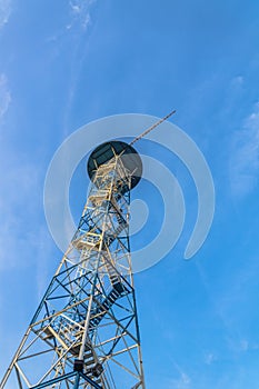 Parachute tower in Katowice