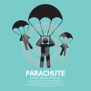 Parachutes Skydiving Sign