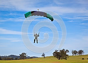 Parachuting photo