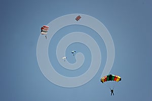 Parachuting is a good opportunity to experience a thrill