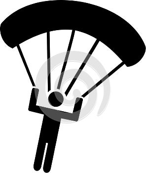 Parachuting Icon